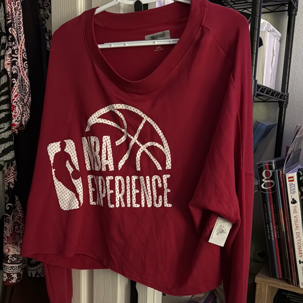 NBA Experience Red Long Sleeve Top